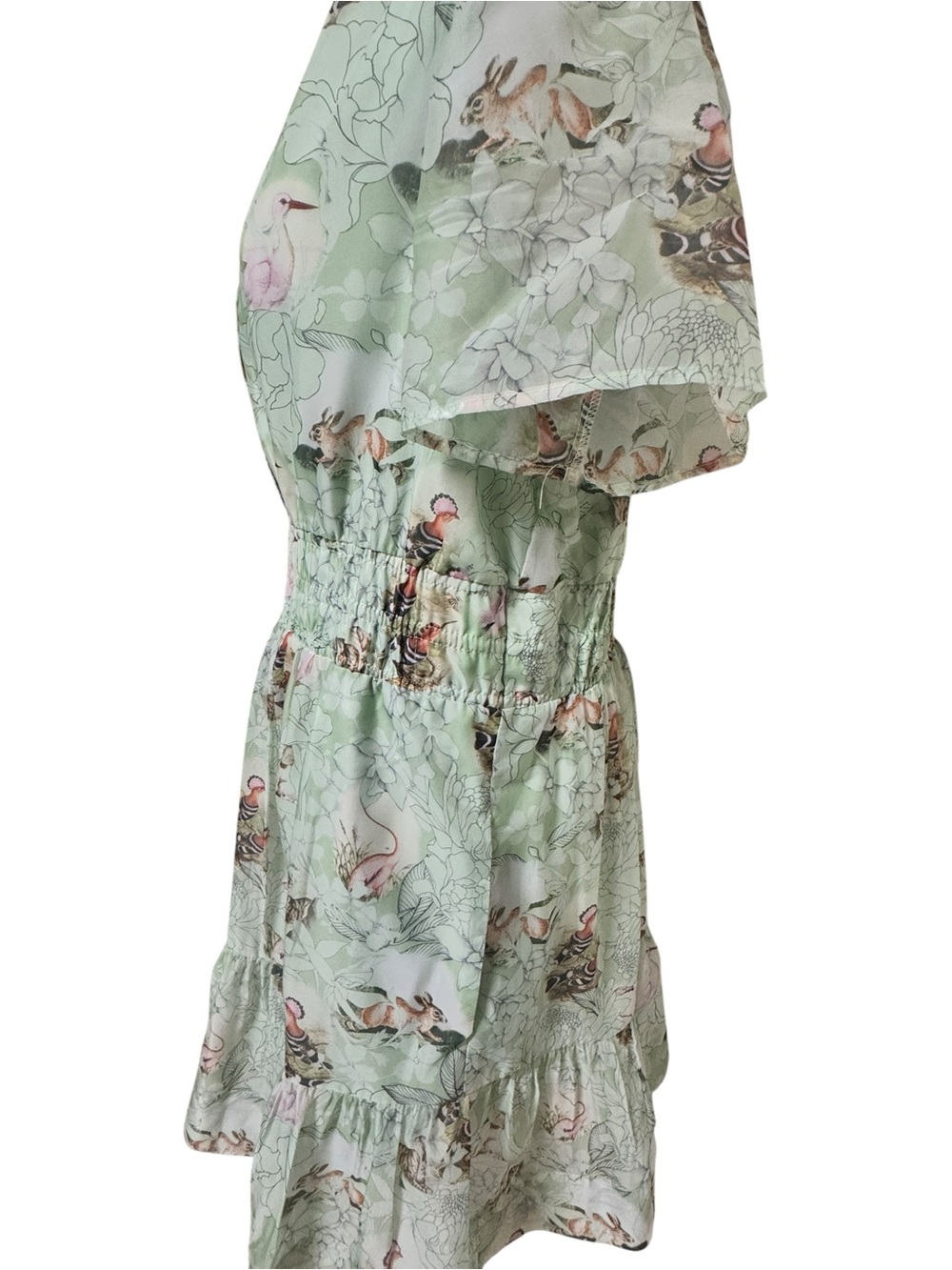 Anthropologie  Somerset organza mini dress cottagecore fairycore size Large - Picture 4 of 7